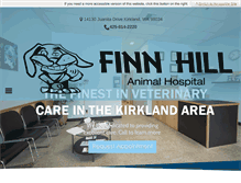 Tablet Screenshot of finnhillanimalhospital.com